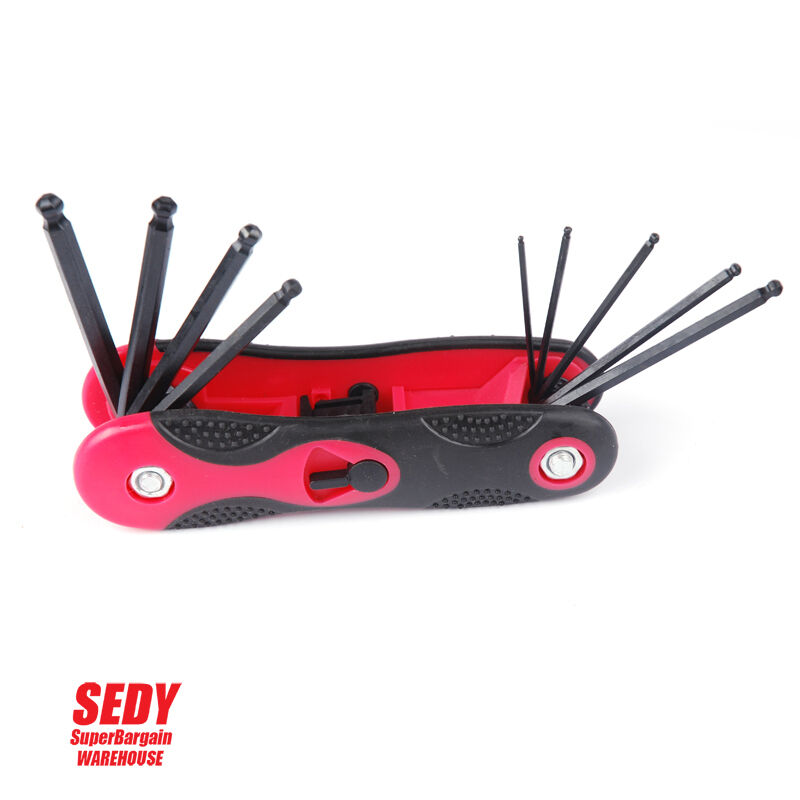 Fence & Gate Accessories: 3x Folding Torx Key Hex Key Ball End Allen Key Set Tools Wrench Spanner Opener