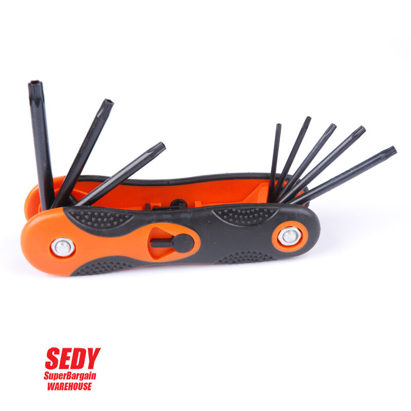 Fence & Gate Accessories: 3x Folding Torx Key Hex Key Ball End Allen Key Set Tools Wrench Spanner Opener