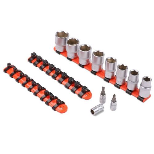 3Pc Mixed Socket Holder Set Storage Rails 1/2