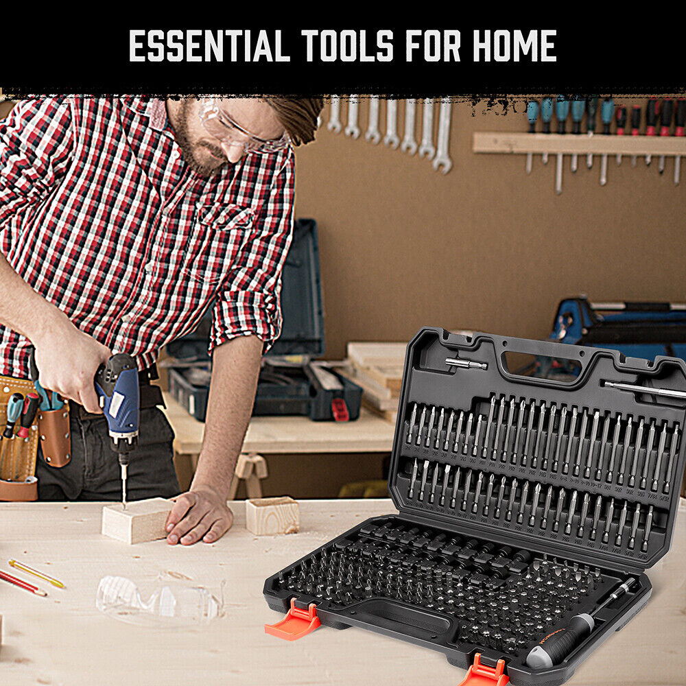Automotive Repair & Speciality Tools: 219-Piece Combination Security Bit Set Screw Driver Bit Tamper Proof Torx Box
