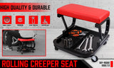 Office & Desk Chairs: HORUSDY Rolling Creeper Seat Workshop Mechanic Stool Garage Repair Storage Tray