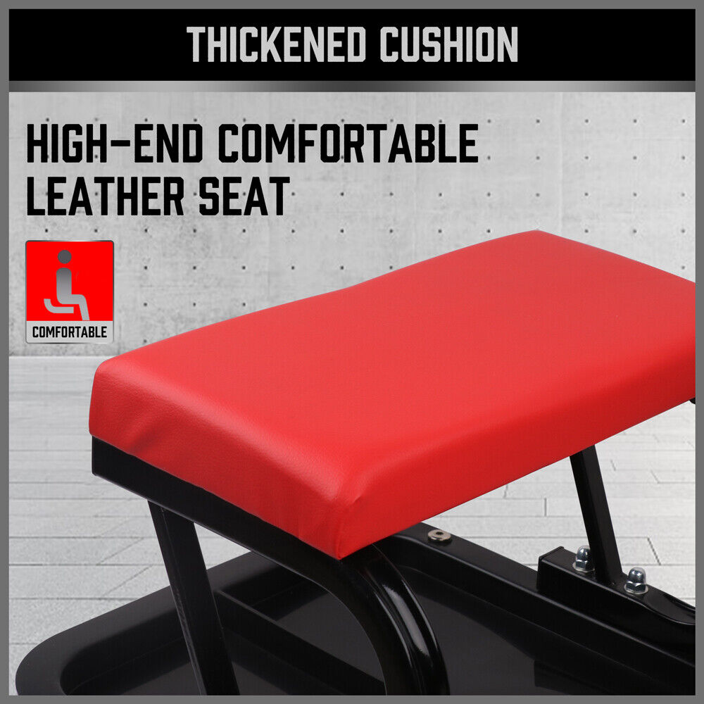 Office & Desk Chairs: HORUSDY Rolling Creeper Seat Workshop Mechanic Stool Garage Repair Storage Tray