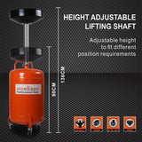 Sewage Pumps: HORUSDY 80L Mobile Waste Oil Drainer Telescopic Workshop Fluid Collection Tank