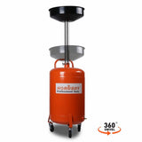 Sewage Pumps: HORUSDY 80L Mobile Waste Oil Drainer Telescopic Workshop Fluid Collection Tank