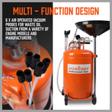 Sewage Pumps: HORUSDY 80L Waste Oil Drainer Pneumatic Fluid Collection Workshop with Extractor