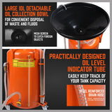 Sewage Pumps: HORUSDY 80L Waste Oil Drainer Pneumatic Fluid Collection Workshop with Extractor