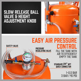 Sewage Pumps: HORUSDY 80L Waste Oil Drainer Pneumatic Fluid Collection Workshop with Extractor