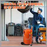 Sewage Pumps: HORUSDY 80L Waste Oil Drainer Pneumatic Fluid Collection Workshop with Extractor