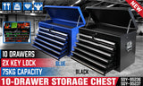 Storage Cabinets & Lockers: HORUSDY 10-Drawer Tool Box Chest Toolbox Lockable Drawer Cabinet Garage Storage