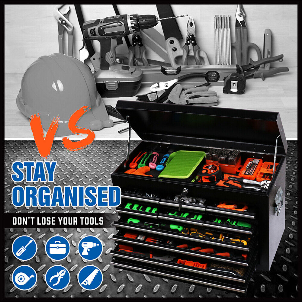 Storage Cabinets & Lockers: HORUSDY 10-Drawer Tool Box Chest Toolbox Lockable Drawer Cabinet Garage Storage