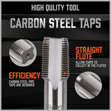 Hand Tools: HORUSDY 6Pc NPT Pipe Tap Set Thread Tap Screw Tool 1/8" 1/4" 3/8" 1/2" 3/4" 1"