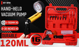 Automotive Gauges: HORUSDY Hand Held Vacuum Pump Brake Bleeder Pressure Tester Vacuum Gauge Kit