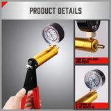 Automotive Gauges: HORUSDY Hand Held Vacuum Pump Brake Bleeder Pressure Tester Vacuum Gauge Kit