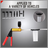 Automotive Gauges: HORUSDY Hand Held Vacuum Pump Brake Bleeder Pressure Tester Vacuum Gauge Kit