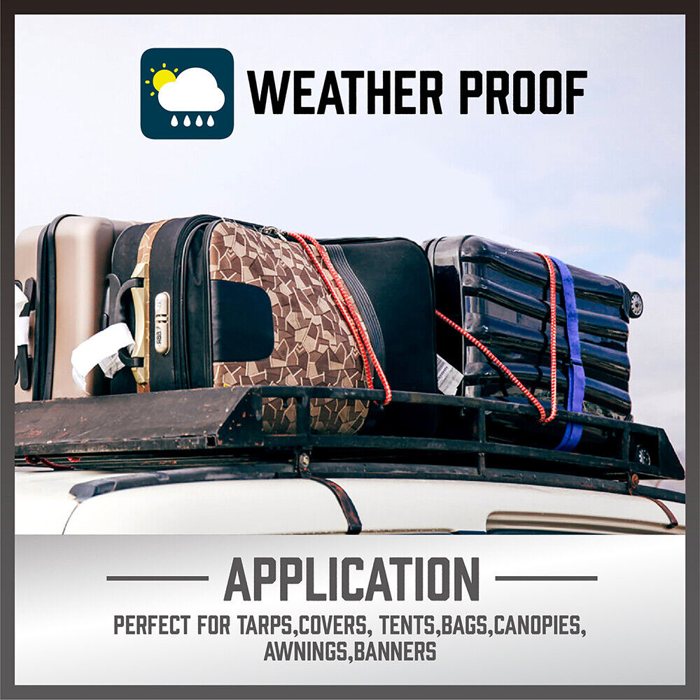 Automotive Repair & Speciality Tools: 30-Piece Premium Bungee Cord Assortment Includes 10” to 40” Bungee Cords, Canopy Ties & Tarp Clips