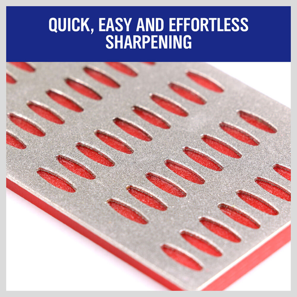 Chainsaws: 3Pc Diamond Sharpening Stone Whetstone Sharpener Set Scissors Knife With 3 Grits
