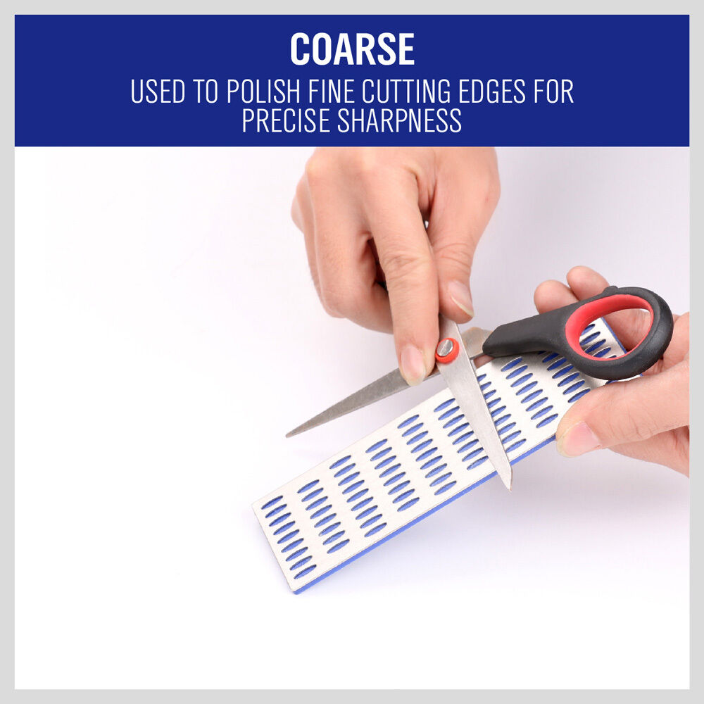 Chainsaws: 3Pc Diamond Sharpening Stone Whetstone Sharpener Set Scissors Knife With 3 Grits