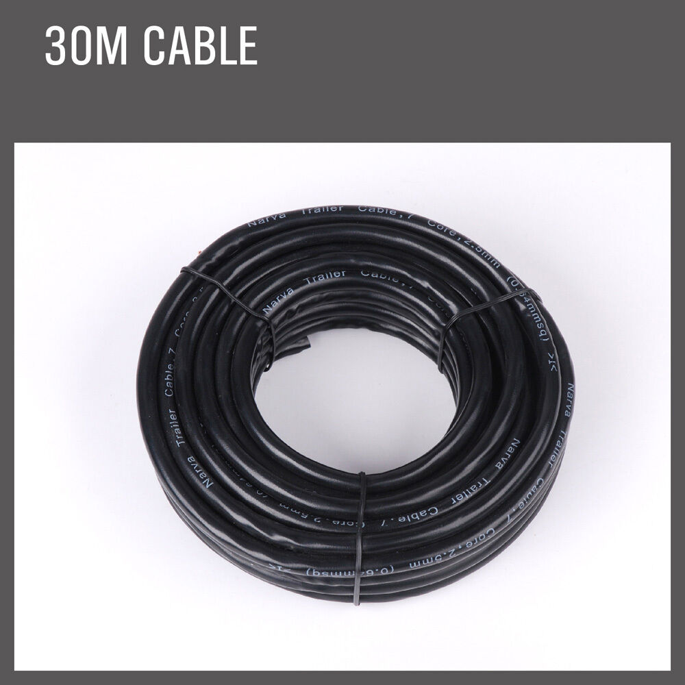 Automotive Repair & Speciality Tools: 30M x 5 Core Wire Cable Trailer Cable Automotive Boat Caravan Truck Coil V90 PVC