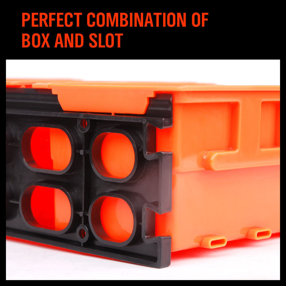 Wall Storage Racks: NEW 8 PC Wall Mounted Storage Bins Rack Set Nuts Bolts Organizer Parts 97903