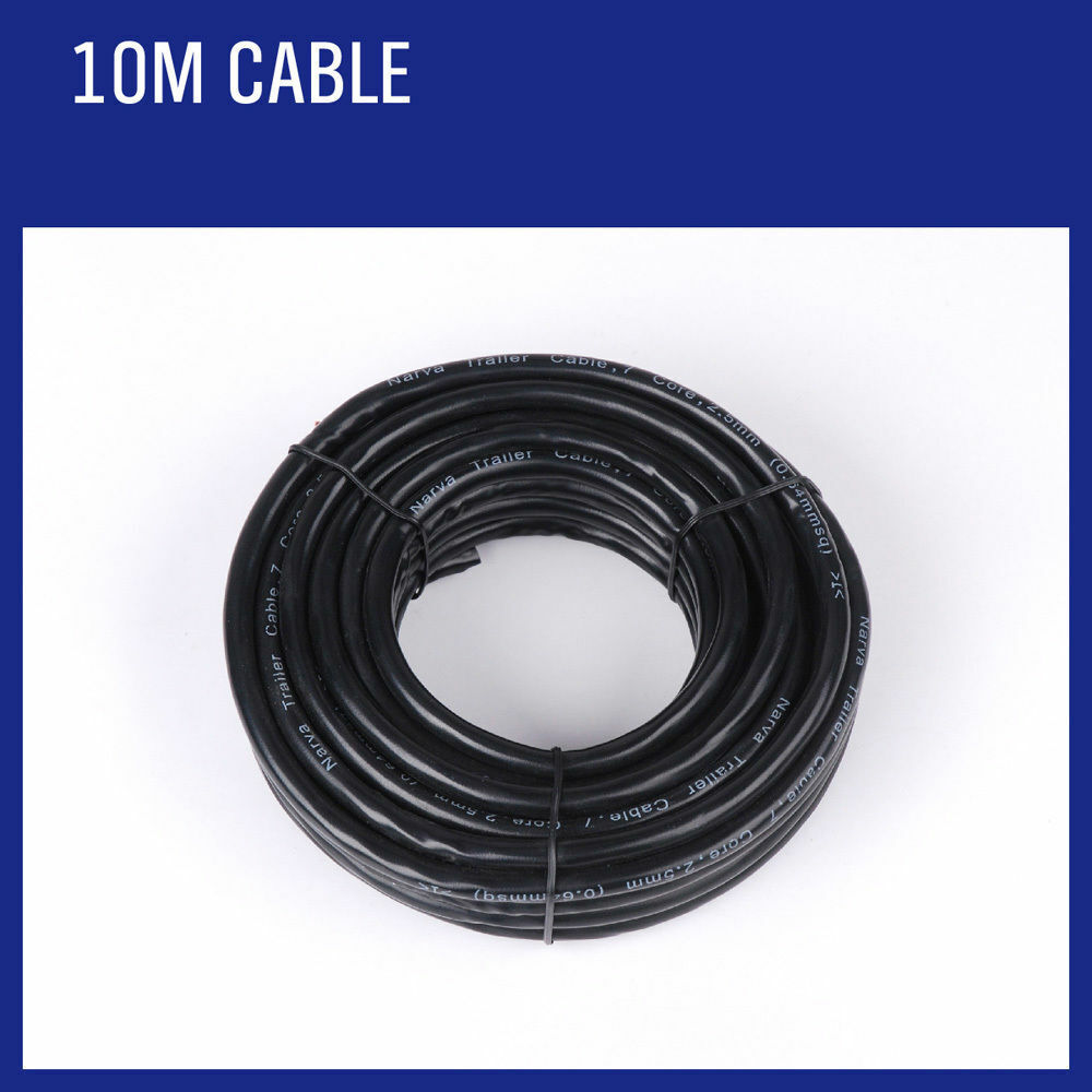 Automotive Repair & Speciality Tools: 10M X 7 Core Wire Cable Trailer Cable Automotive Boat Caravan Truck Coil V90 PVC