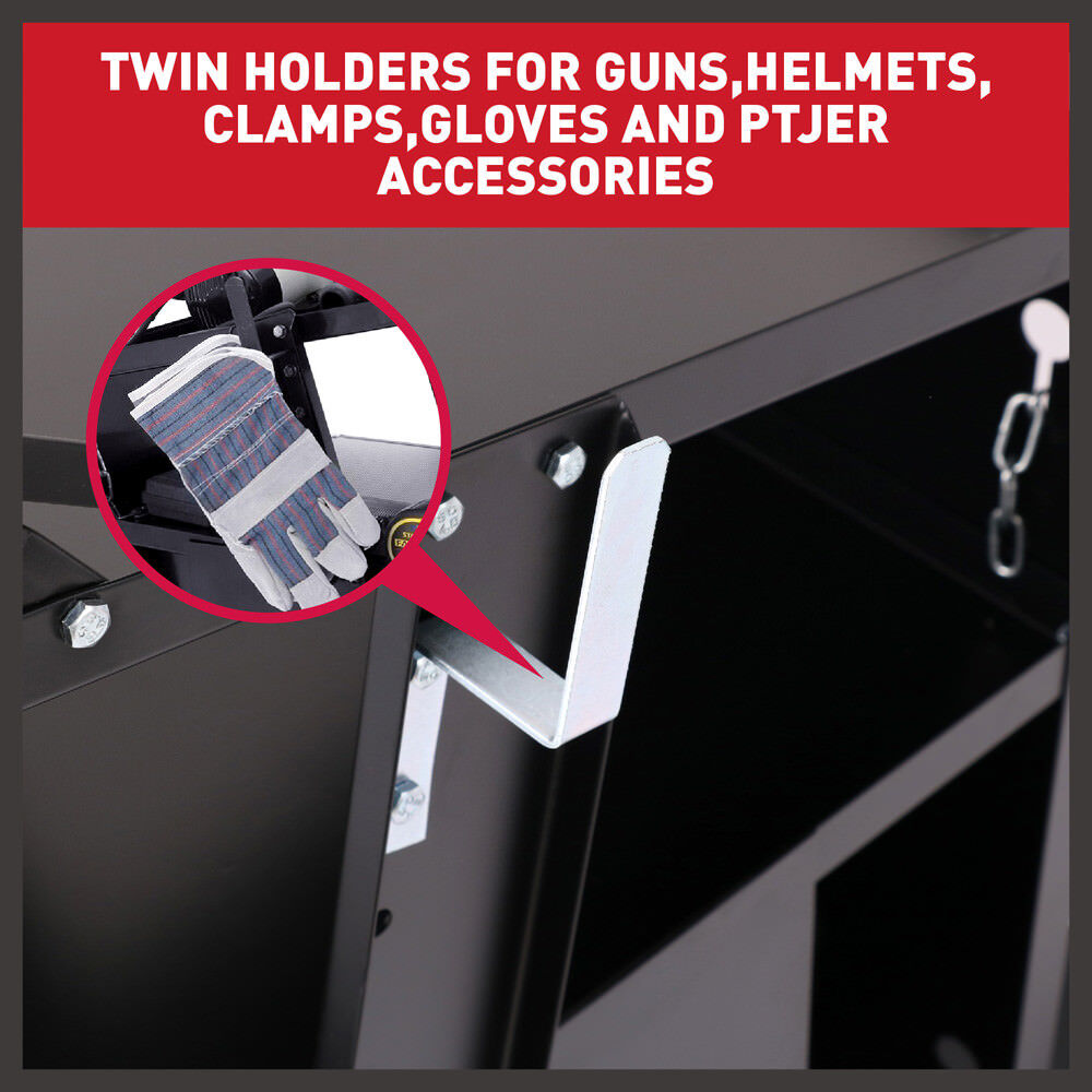 Kitchen & Bathroom DIY: 4-Drawer Welding Cart MIG Welder Trolley Cabinet TIG ARC MMA Plasma Cutter Bench