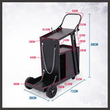 Kitchen & Bathroom DIY: 4-Drawer Welding Cart MIG Welder Trolley Cabinet TIG ARC MMA Plasma Cutter Bench