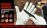 Cutters: One-Pair Cut Resistant Gloves Anti Cutting Level 5 Kitchen Butcher Protection