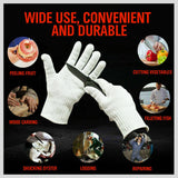 Cutters: One-Pair Cut Resistant Gloves Anti Cutting Level 5 Kitchen Butcher Protection