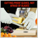 Cutters: One-Pair Cut Resistant Gloves Anti Cutting Level 5 Kitchen Butcher Protection