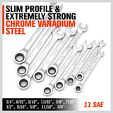 Fence & Gate Accessories: 48Pc Spanner Set Ratchet Wrench & Hex Key Metric SAE Allen Key W/T Rolling Pouch