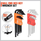 Fence & Gate Accessories: 48Pc Spanner Set Ratchet Wrench & Hex Key Metric SAE Allen Key W/T Rolling Pouch