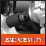 Tool Sockets: HORUSDY 5Pcs Impact Socket Adapter Set Socket Reducer 1/4  3/8 1/2 Inch Drive