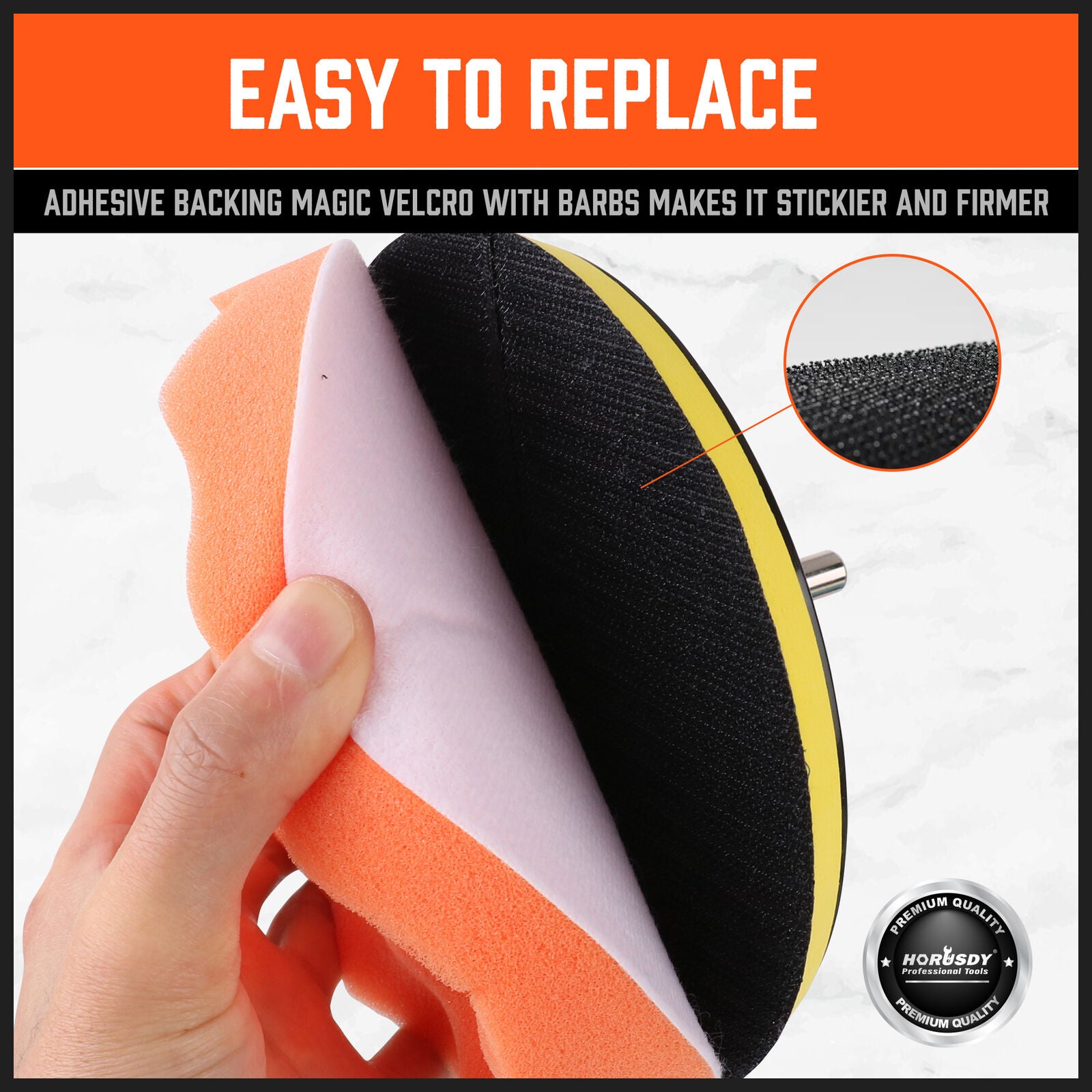 Sanding Accessories: 11Pcs 6" Buffing Waxing Polishing Pads Sponge Pad Set For Car Polisher Drill