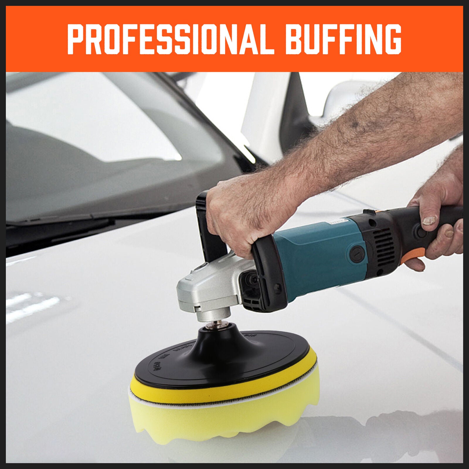 Sanding Accessories: 11Pcs 6" Buffing Waxing Polishing Pads Sponge Pad Set For Car Polisher Drill