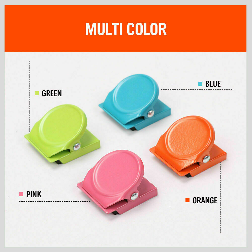 Kitchen Appliance Accessories: 16Pc Magnetic Spring Clamps Magnet Refrigerator Clips Note Holder Fridge Tips