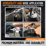 Putty Knives, Scrapers & Chisels: 40Pc Tap And Die Set Imperial SAE Screw Screwdriver Thread Drill W/t Pitch Gauge