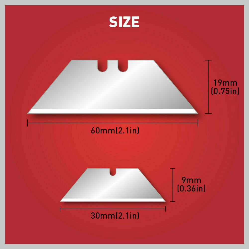 Disposable Cutlery: 2Pc Folding Utility Knife Aluminium Handle & 10 Spare Stanley Blades Craft New