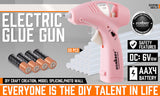 Hand Tools: Cordless Hot Glue Gun 20 Glue Sticks & Batteries Included Craft DIY Repair Tool