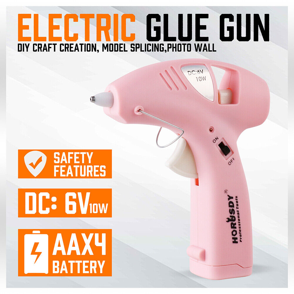 Hand Tools: Cordless Hot Glue Gun 20 Glue Sticks & Batteries Included Craft DIY Repair Tool