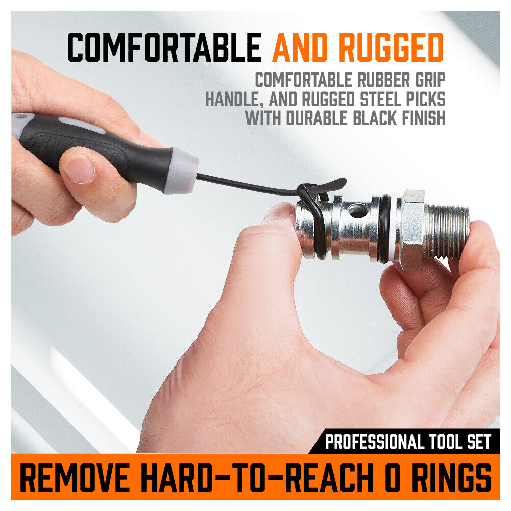 Hand Tools: 4Pc Seal & O-Ring Removal Set Spoon Tip Removing Heavy Grip Handle Auto Tools
