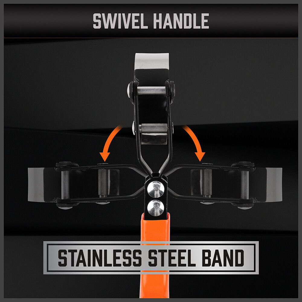 Automotive Parts: 5Pc Oil Filter Wrench Set Swivel Grip Steel Belt Spanner Universal Filter Remove