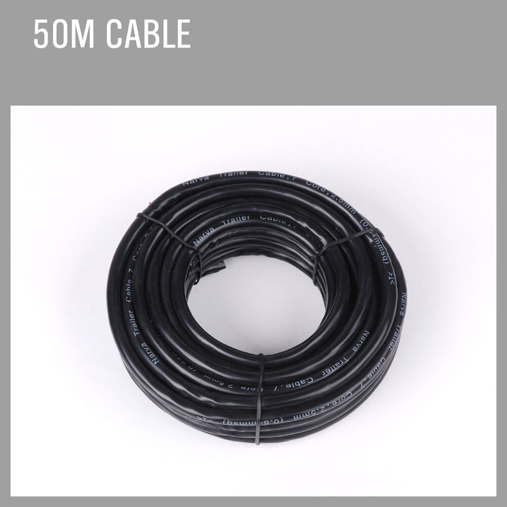 Automotive Repair & Speciality Tools: 50M x 5 Core Wire Cable Trailer Cable Automotive Boat Caravan Truck Coil V90 PVC