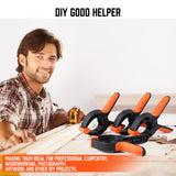Tool Clamps & Vices: HORUSDY 8Pc Spring Clamp Set Quick Grip Plastic Non-Slip Nylon Clips Woodworking