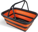 Kitchen & Bathroom DIY: Adjustable Collapsible Sink 16L Large Portable Basket Wash Basin Outdoor Camping