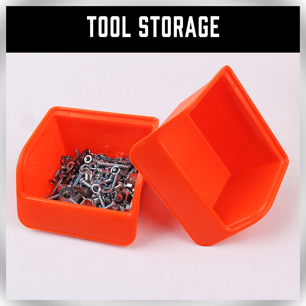 Audio Accessories: 6Pc Pegboard Bins Peg Board Parts Storage With Steel Hooks Tools Organiser Tray