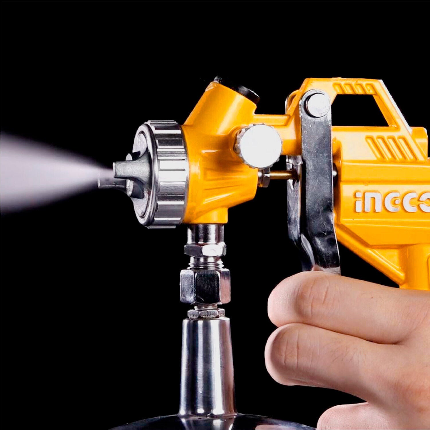 Pool Sweeps & Vacuums: Ingco 5Pc Compessor Air Tool Set Paint Sprayer Air Blower Wash Tyre Inflating 5M Hose