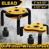 Air Fryers: ELEAD 2Pcs Oil Filter Wrench Set Adjustable Oil Filter Change Set Engine Filters