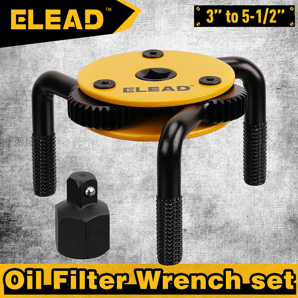 Automotive Parts: ELEAD 3" to 5-1/2" Oil Filter Wrench Set Oil Filter Removal Tool Automotive Use