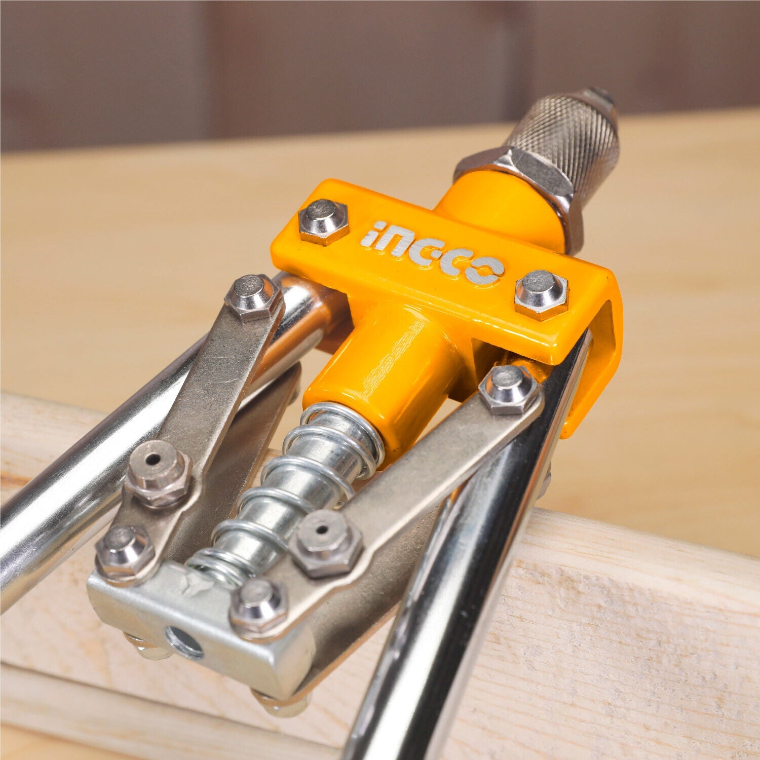 Hand Tools: INGCO 17" Hand Riverter Long Arm Pop Rivert Heavy Duty For 3.2mm 4mm & 4.8mm