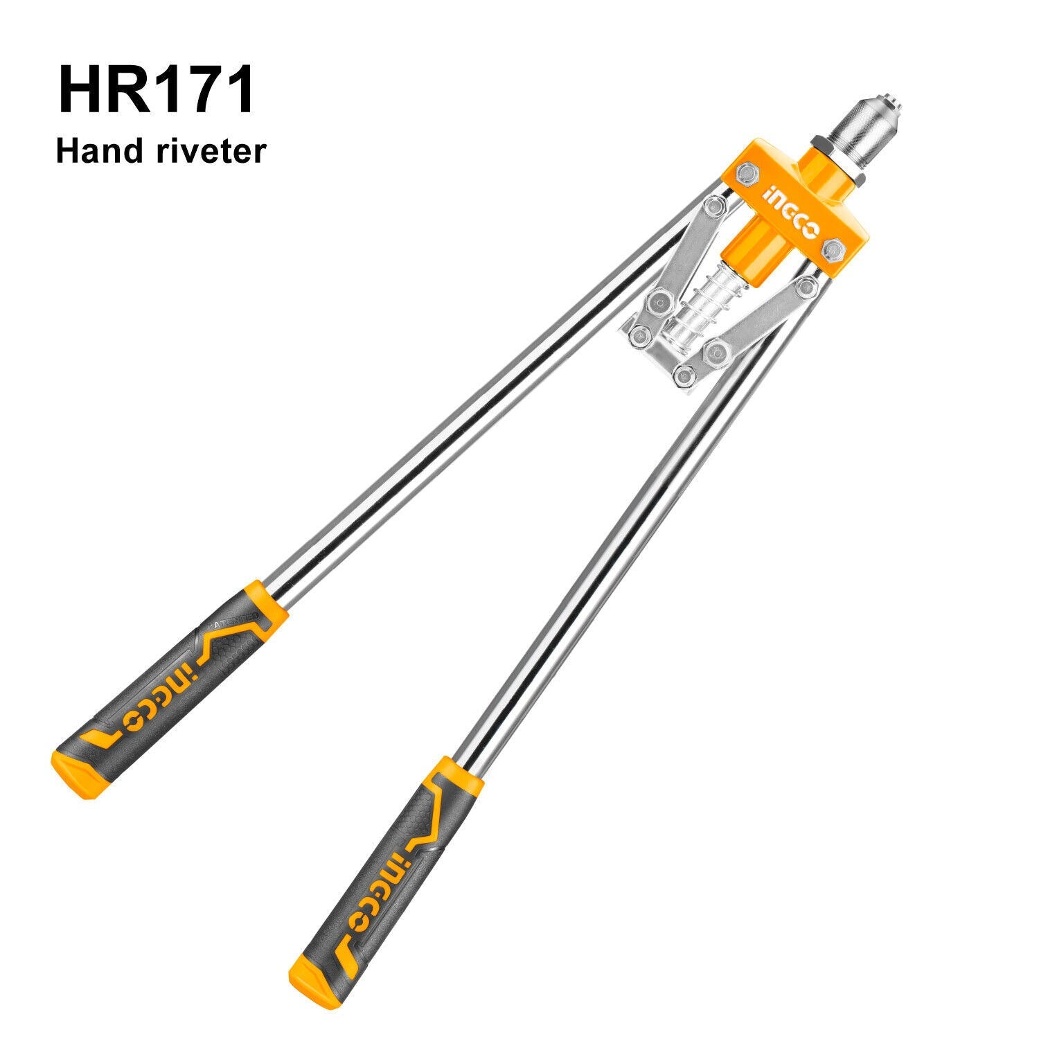 Hand Tools: INGCO 17" Hand Riverter Long Arm Pop Rivert Heavy Duty For 3.2mm 4mm & 4.8mm